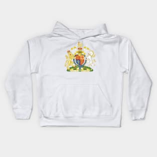 Royal Coat of Arms of the United Kingdom Kids Hoodie